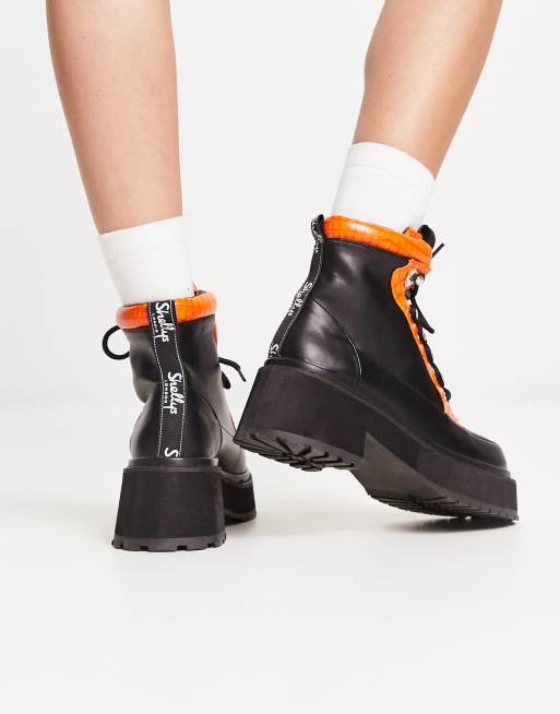 Shelly london shop combat boots