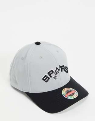 фото Шерстяная бейсболка в серых тонах mitchell & ness nba san antonio spurs-серый