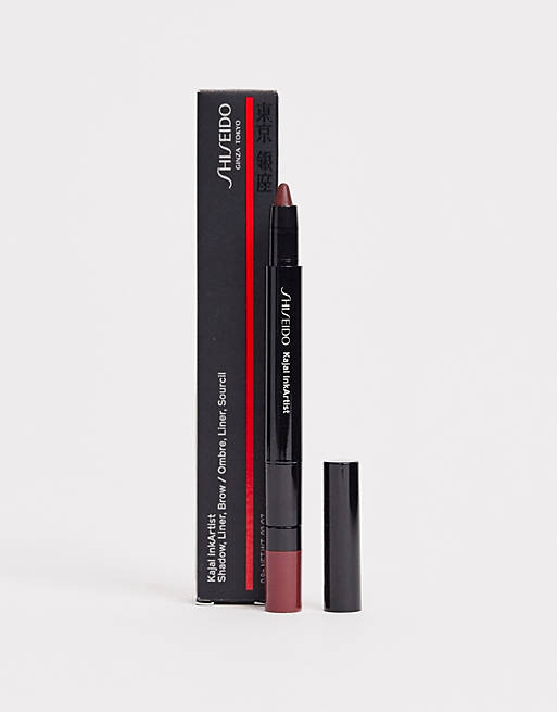 Shiseido – Kajal InkArtist Azuki Red – Czerwona kredka w sztyfcie 04