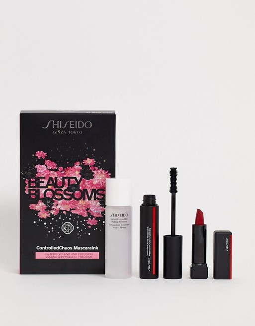 Shiseido Mascara Lipstick and Remover Gifting Set