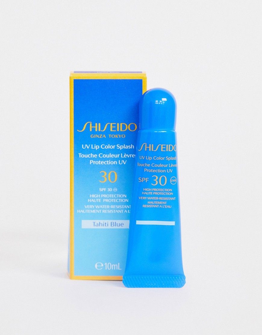 Shiseido - UV Lip Color Splash - Lippenbalsem met SPF30, Tahiti Blue 10 ml-Zonder kleur