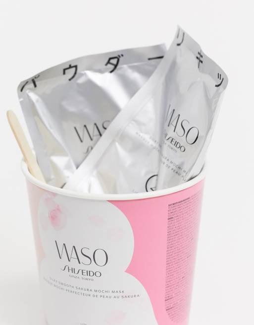Shiseido - WASO - Maschera al sakuramochi per una pelle liscia come seta, 3 di 4