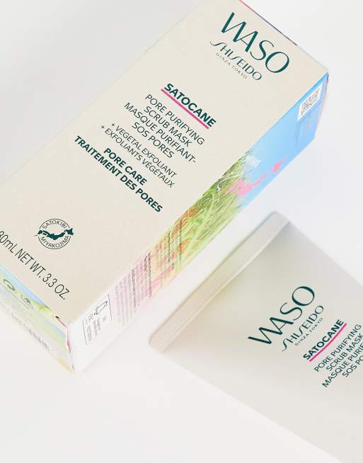 Shiseido - WASO - Maschera scrub purificante per i pori da 50ml, 3 di 4