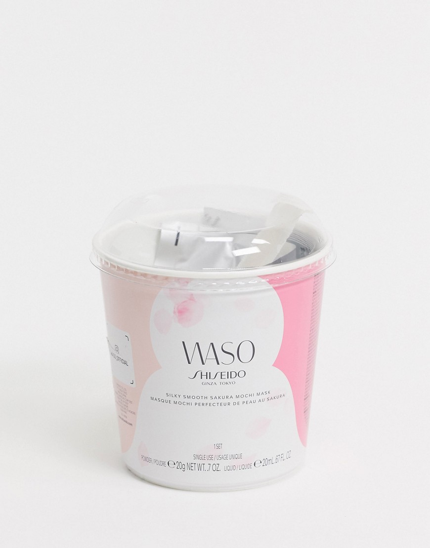 Shiseido WASO Silky Smooth Sakura Mochi Mask-Clear