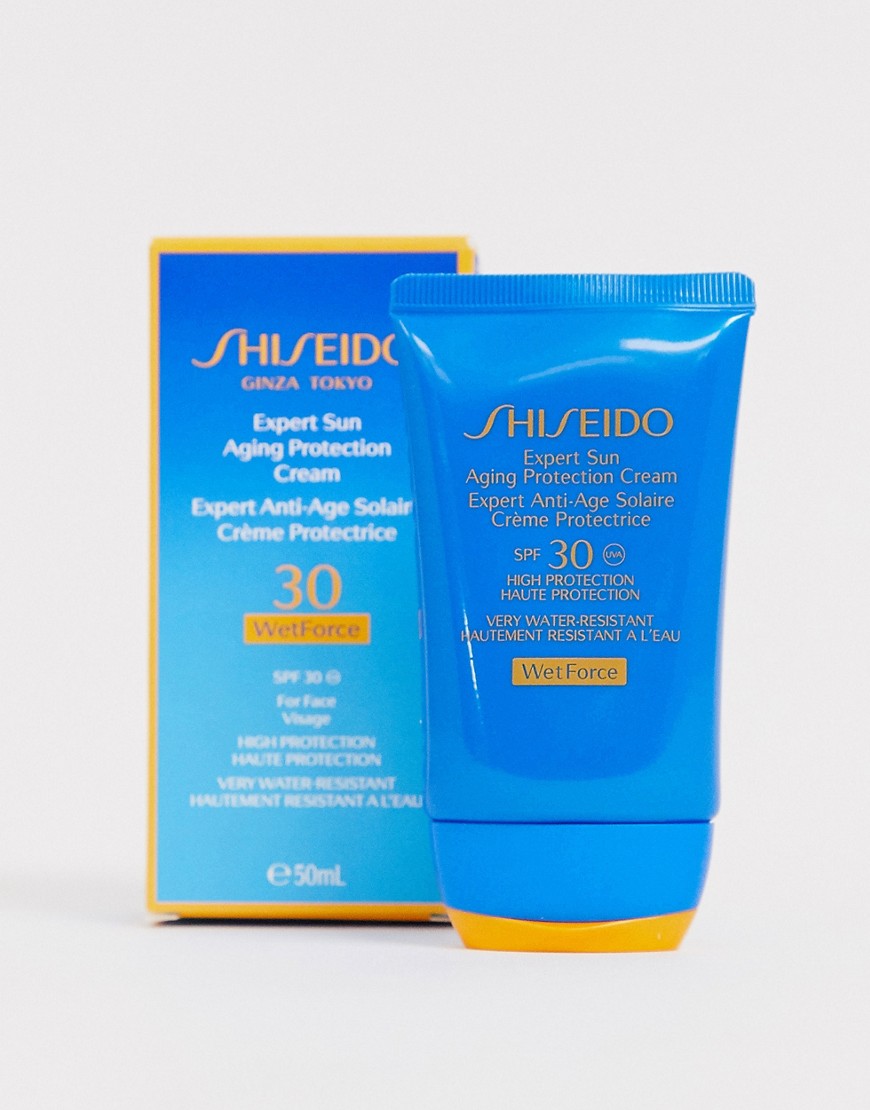 Shiseido - Wet Force Expert Sun Aging Protection Cream SPF30 - Zonnebrandcrème 50 ml-Zonder kleur