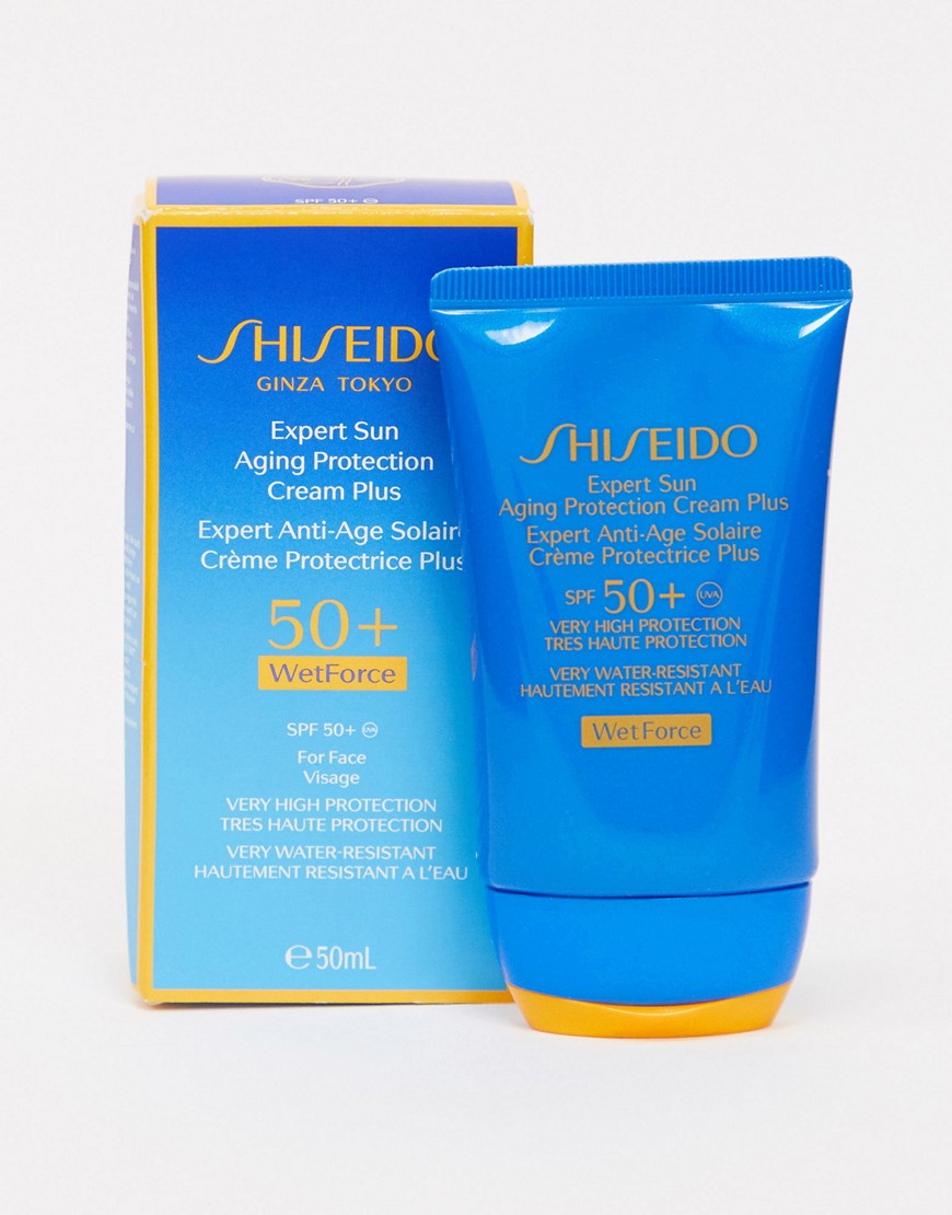 Shiseido - Wet Force Expert Sun Aging Protection Cream SPF50+ 50 ml-Geen kleur