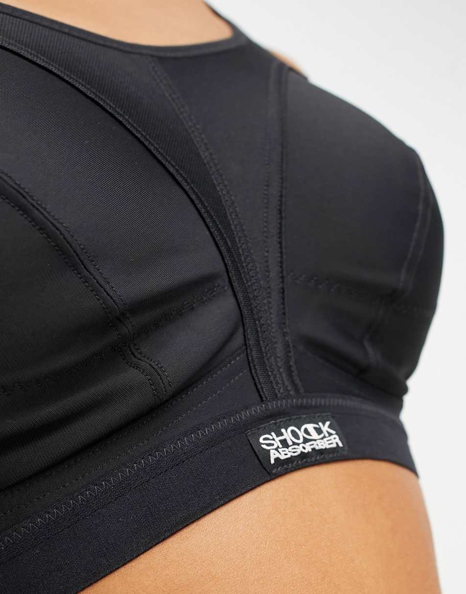 Under Armour high support crossback sports bra in black