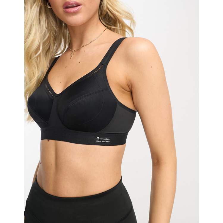 Shock Absorber Black Adjustable Sports Bra - 38DD – Le Prix