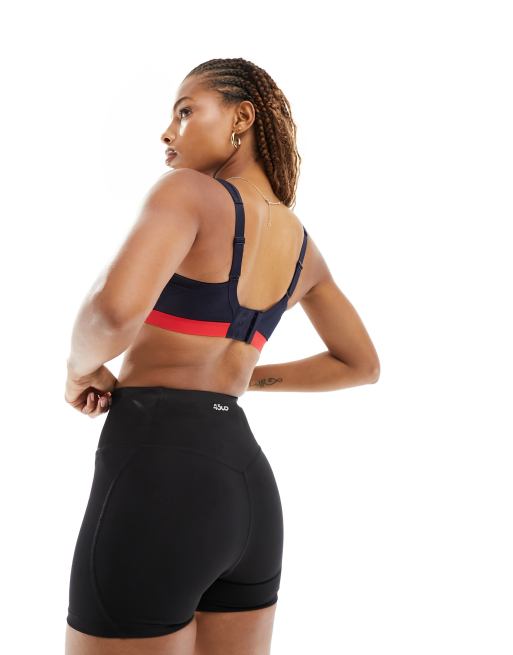 Shock Absorber D+ Classic high support sports bra in navy and red