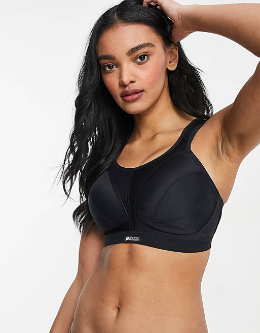  Shock Absorber Active D+ extreme high support sports bra in black 