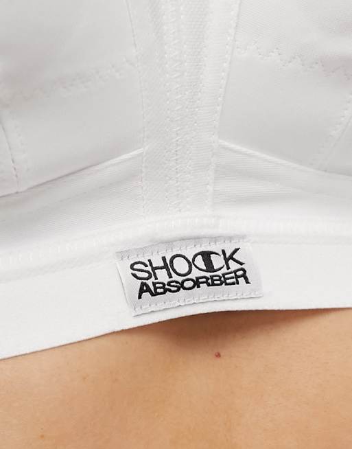 Shock Absorber – D+ Classic – Biały biustonosz sportowy o wysokim wsparciu , 3 z 4