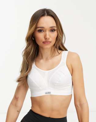 Shock Absorber D+ Classic high support sports bra in white  - ASOS Price Checker
