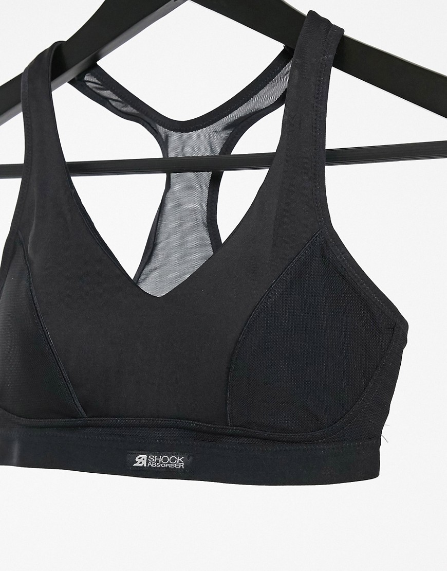 Shock Absorber high support padded bra in black