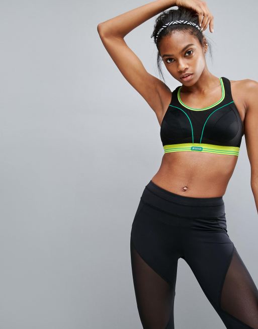 Ultimate Run Bra Black - Shock Absorber –