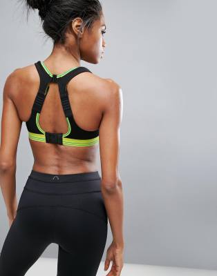 olive green nike sports bra