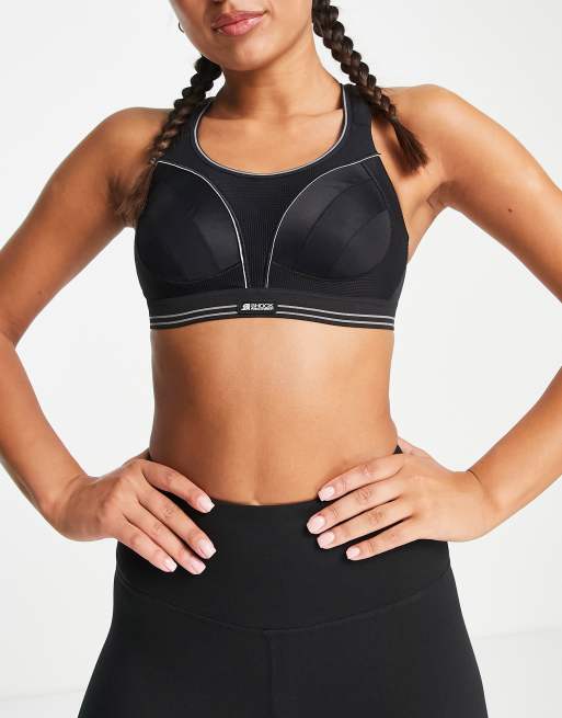 Ultimate run bra in black Shock Absorber