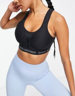 Shock Absorber Ultimate Run extreme high support sports padded bra in black  - ASOS Price Checker