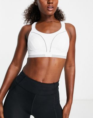 Shock Absorber Ultimate Run high support bra in white - ASOS Price Checker