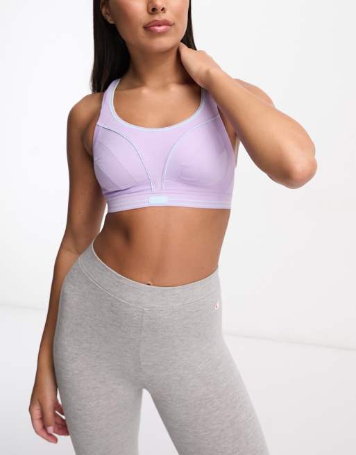 Shock Absorber - Ultimate Run - Reggiseno sportivo lilla con dettagli blu