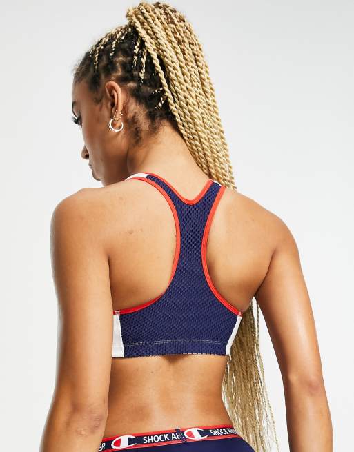 Shock Absorber x Champion crop high support sports bra top in