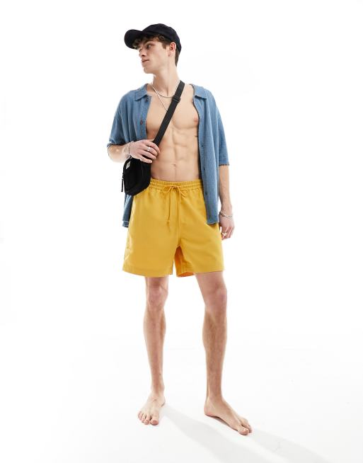 Shorts de baño amarillos Chase de Carhartt WIP, 4 de 4