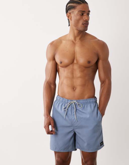Shorts de baño azul denim descolorido de Ripcurl