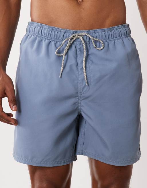 Shorts de baño azul denim descolorido de Ripcurl, 4 de 5