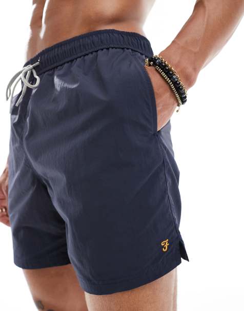 Shorts de baño azul marino de Farah - view 1