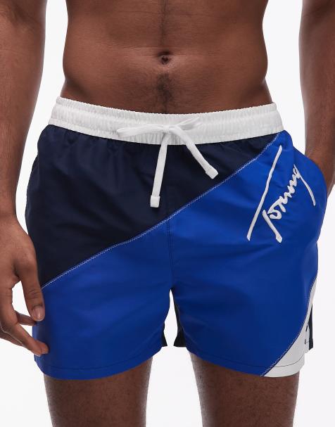 Shorts de baño azules y azul marino con cordón ajustable de Tommy Hilfiger - view 1