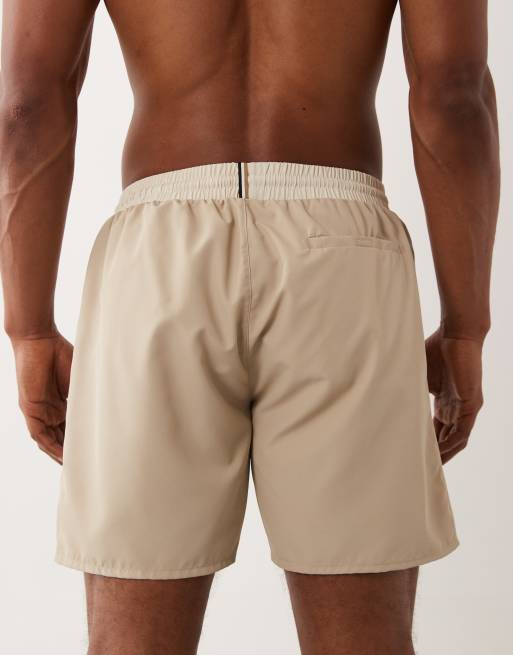 Shorts de baño beis con logo Starfish de Boss, 3 de 5