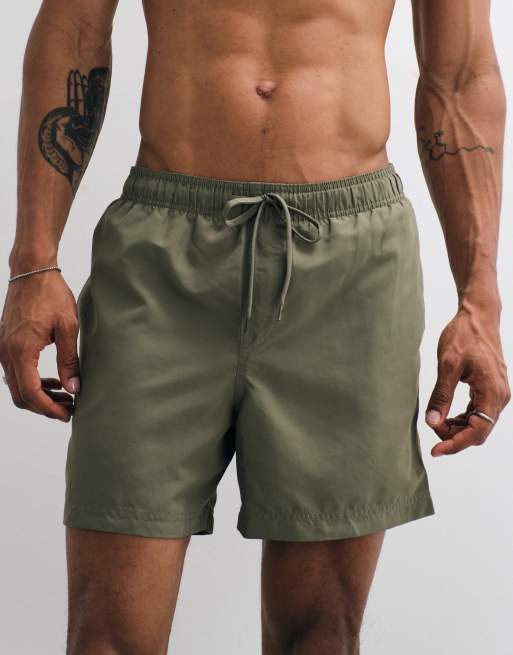 Shorts de baño caquis de largo medio de Jack & Jones, 4 de 9