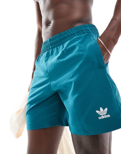 Shorts de baño color turquesa Adicolor Essentials de adidas Originals