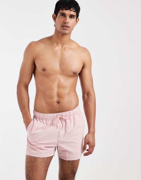 Shorts de baño cortos rosas de ASOS DESIGN - view 1