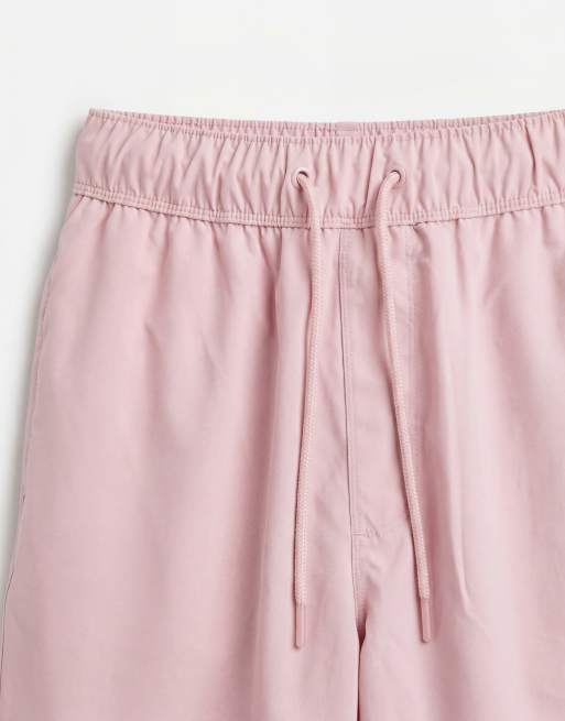Shorts de baño cortos rosas de ASOS DESIGN, 8 de 9