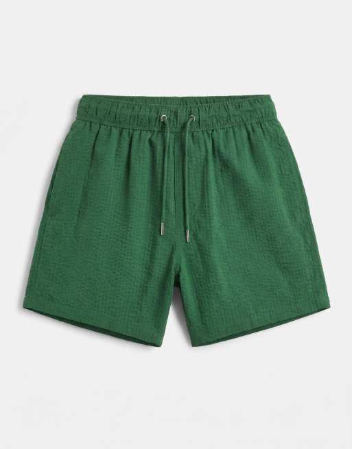 Shorts de baño cortos verdes de sirsaca de ASOS DESIGN, 6 de 7