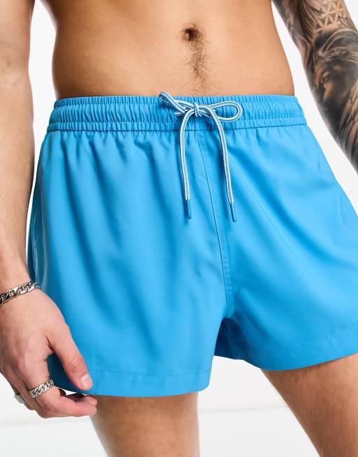 Shorts de baño de 3" azules de Abercrombie & Fitch, 3 de 4