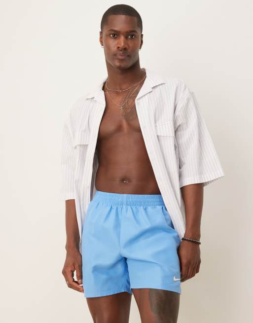 Shorts de baño de 5" azules básicos Lap Volley de Nike, 3 de 4