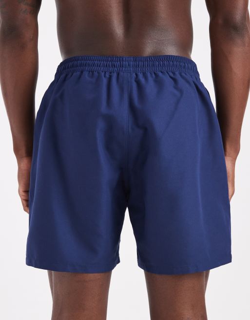Shorts de baño de largo medio en azul marino de ASOS DESIGN, 5 de 5
