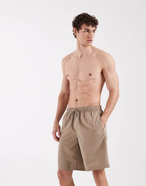 Shorts de baño largos beis de ASOS DESIGN - view 1