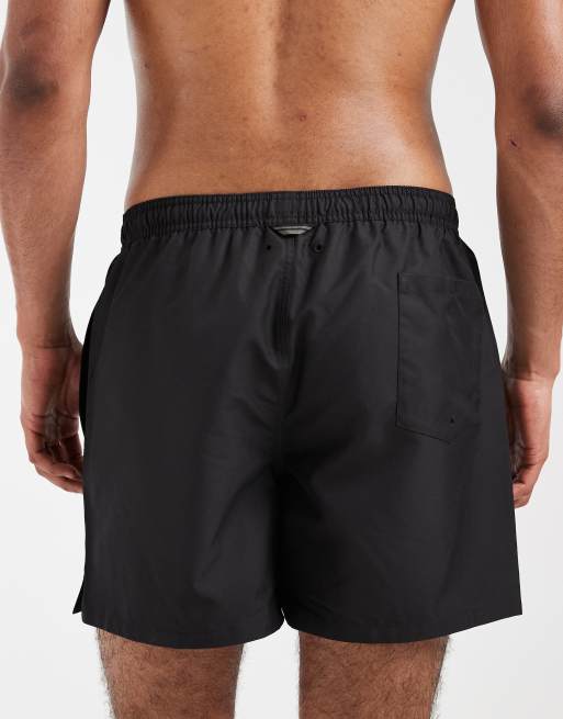 Shorts de baño negros con cordón ajustable y logo de Fred Perry, 5 de 5