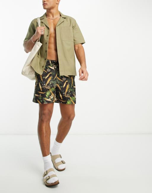Shorts de baño negros con estampado Slater de Carhartt WIP, 2 de 4