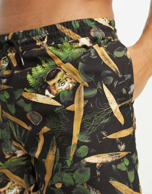 Shorts de baño negros con estampado Slater de Carhartt WIP, 3 de 4