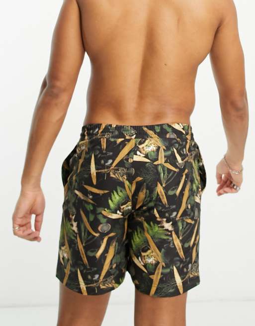 Shorts de baño negros con estampado Slater de Carhartt WIP, 4 de 4