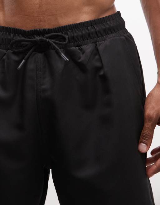 Shorts de baño negros con logo de Pegador, 4 de 5
