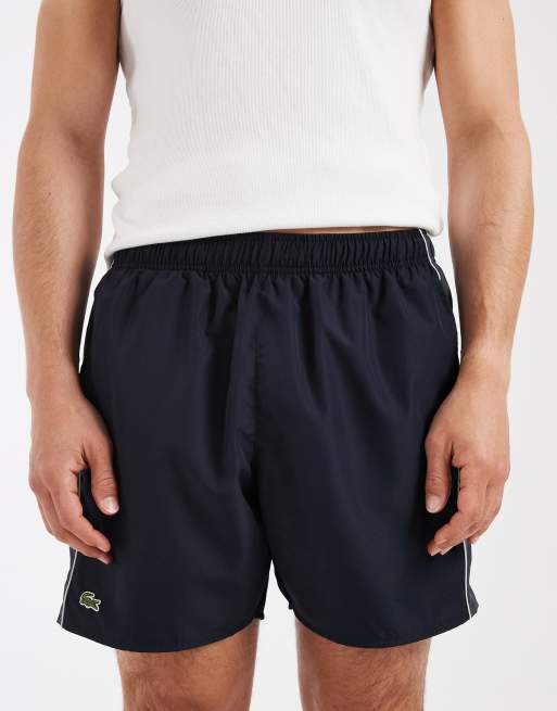 Shorts de baño negros con panel en contraste de Lacoste, 4 de 5