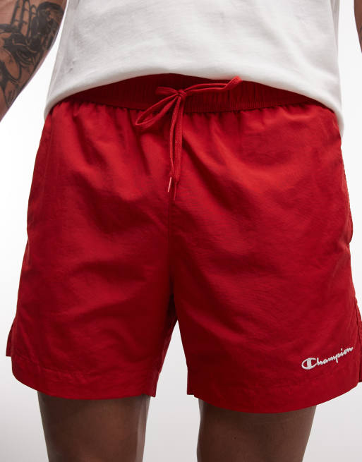 Shorts de baño rojos de Champion, 5 de 5