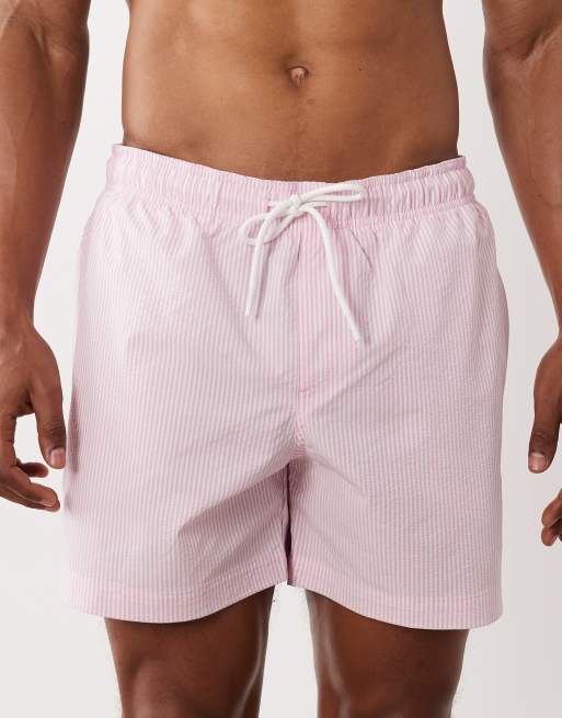 Shorts de baño rosas a rayas de sirsaca de Jack & Jones, 4 de 5
