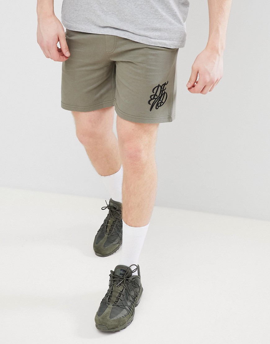 Shorts med snøre med løbesnor fra DFND-Grøn