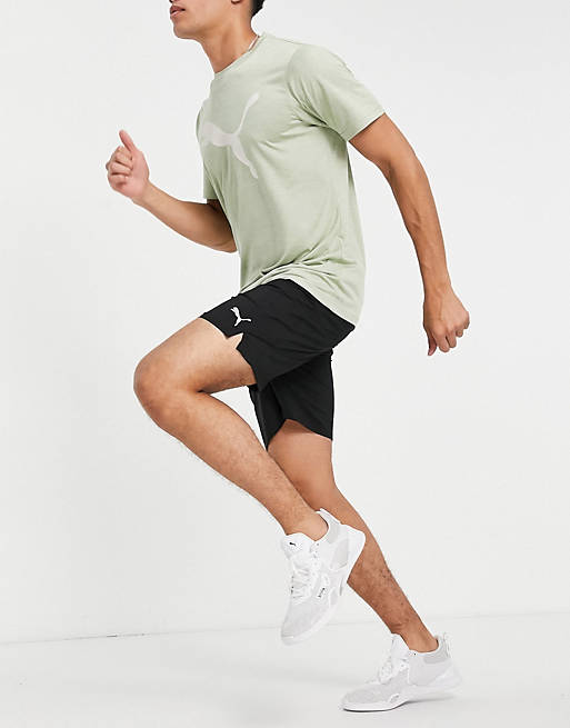 Hombre Pantalones cortos | Shorts negros Favourite de Puma Running - JB55848