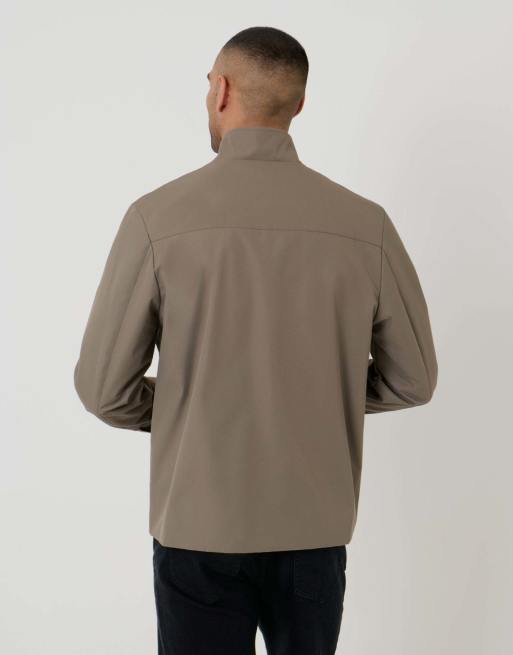 Showerproof Lightweight Zip Up Harrington Jacket, 2 of 5